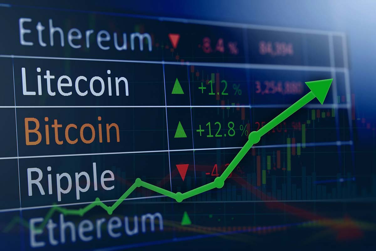 cryptocurrencies rising